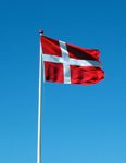 Danish flag not blurry