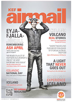 Keflavík International Airport recaps Eyjafjallajökull volcano in new B2B magazine