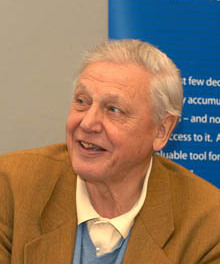 David Attenborough at the Arkive launch