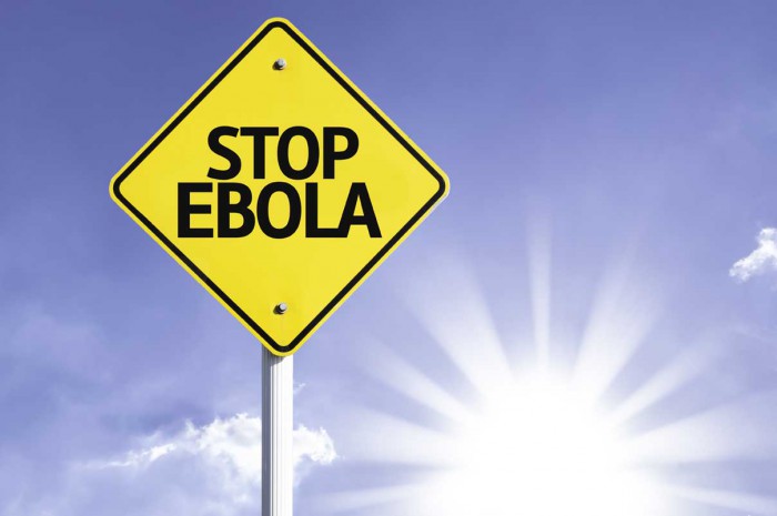 stop ebola sign
