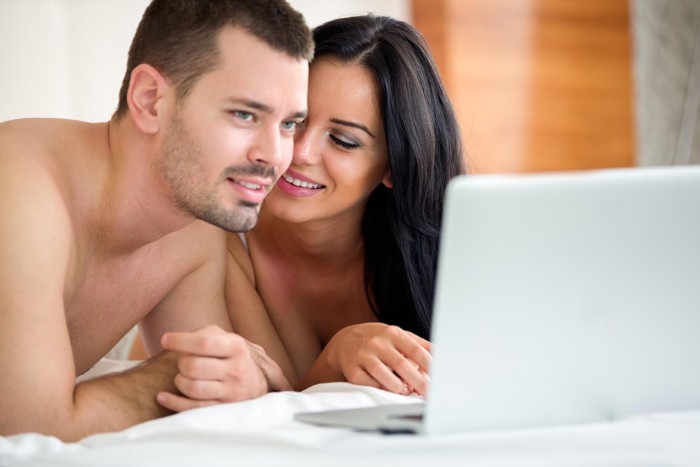 couple watching porn