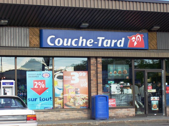 Couchetard convenience store Montreal Quebec