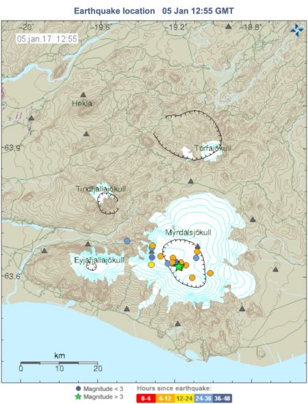 Katla earthquakes 2017