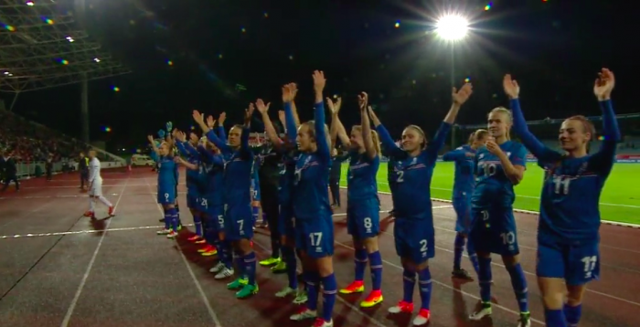 Icelandic football fans flocking to UEFA European Championship to support the Iceland Woman National team